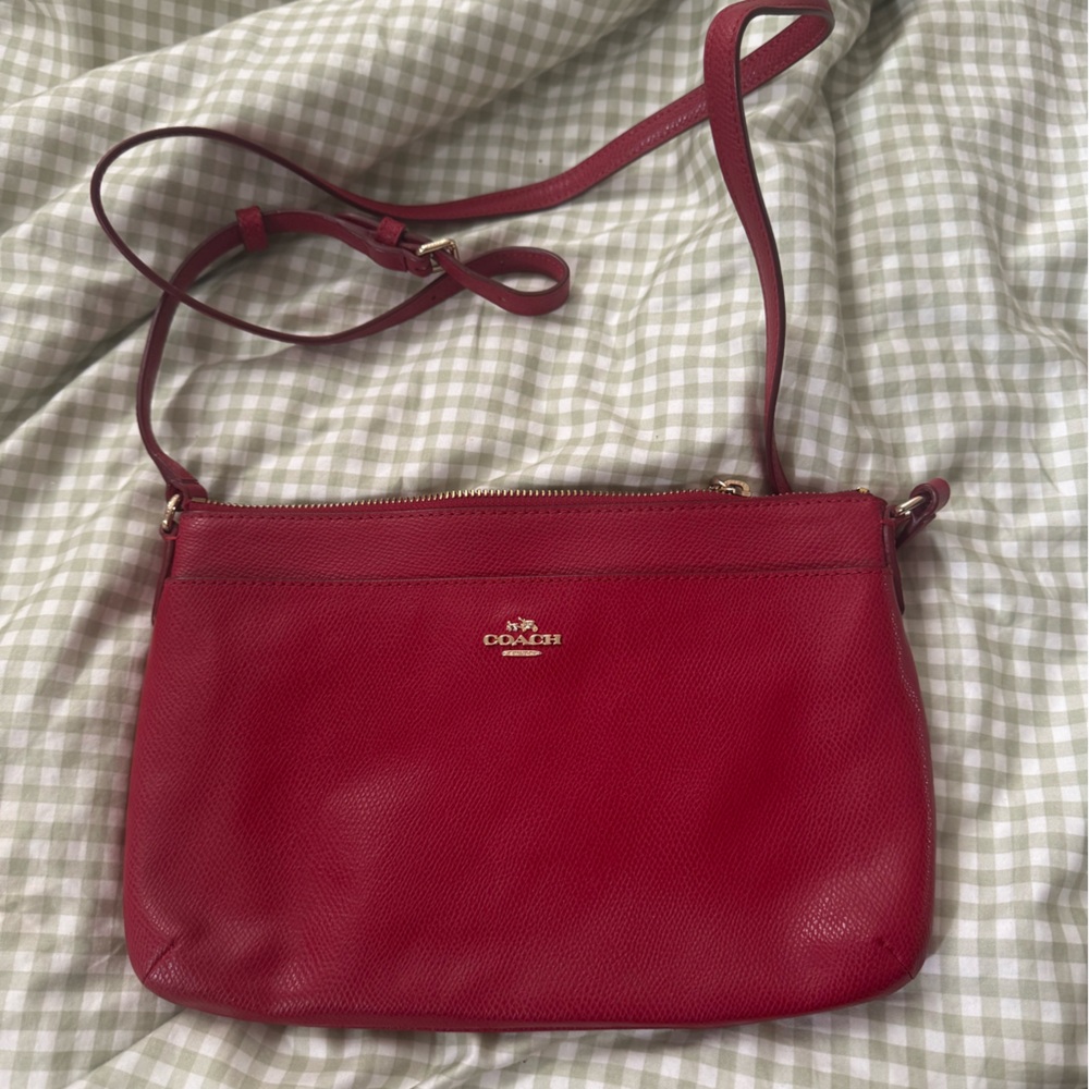 Coach Cherry Red Crossbody Bag